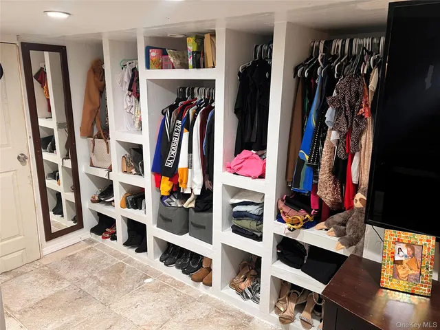 a room with gym equipment