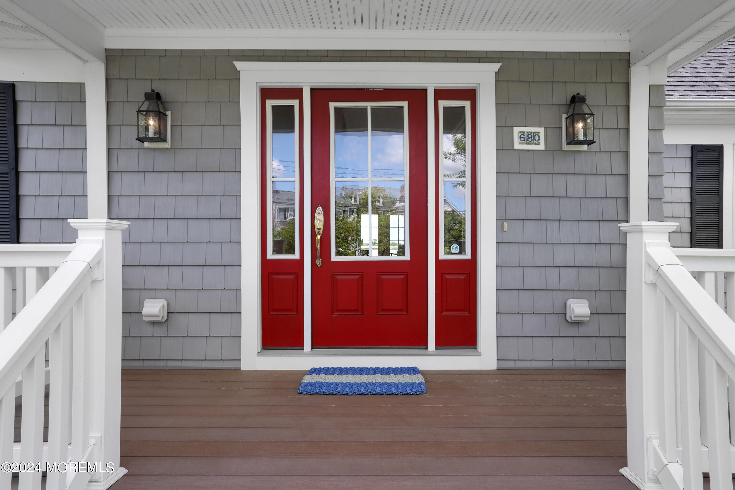 680 Little Silver Point Road Little Silver, NJ 07739 - Photo 3 of 34 a view of wooden door and outdoor space