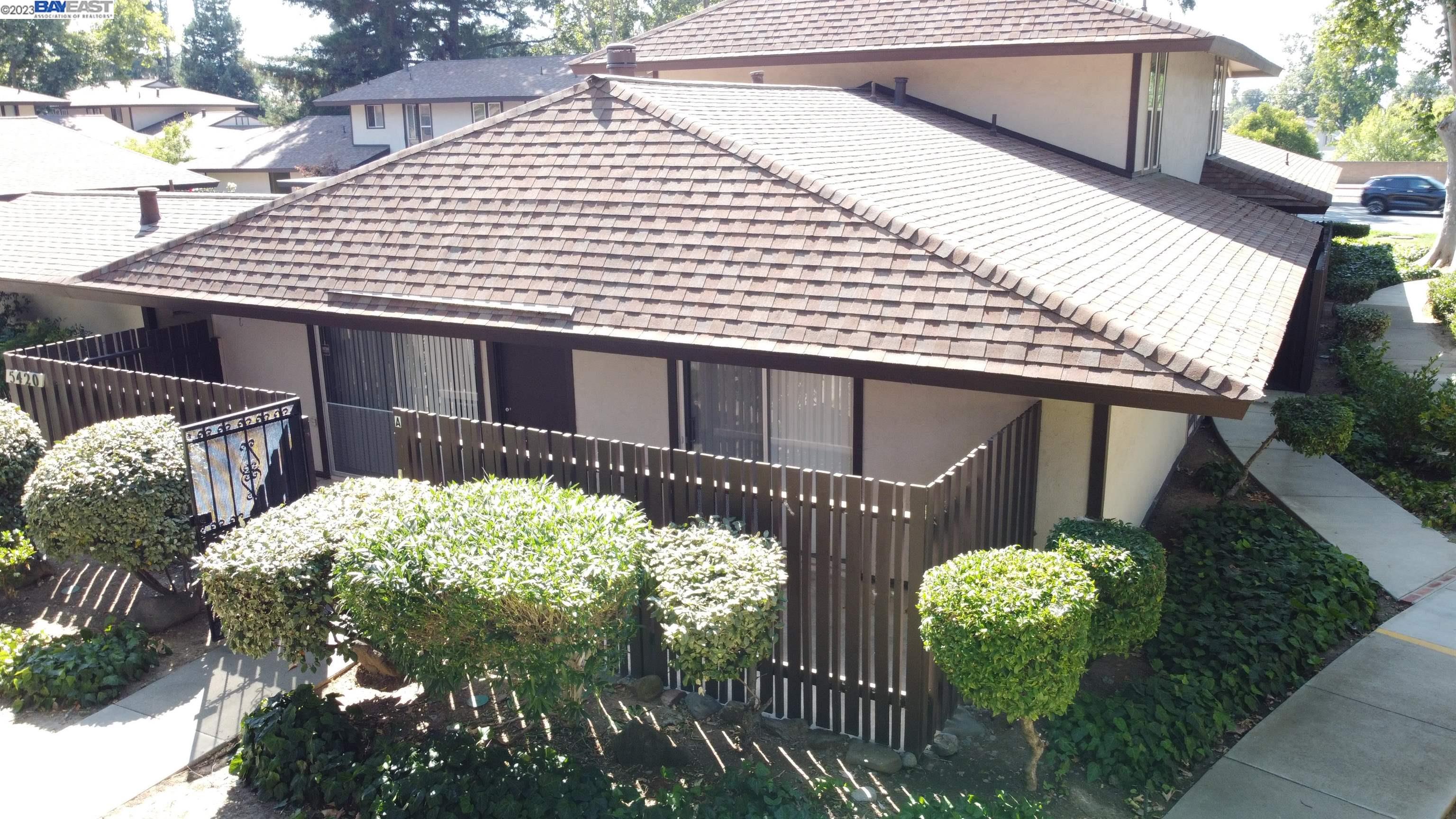 a front view of small house
