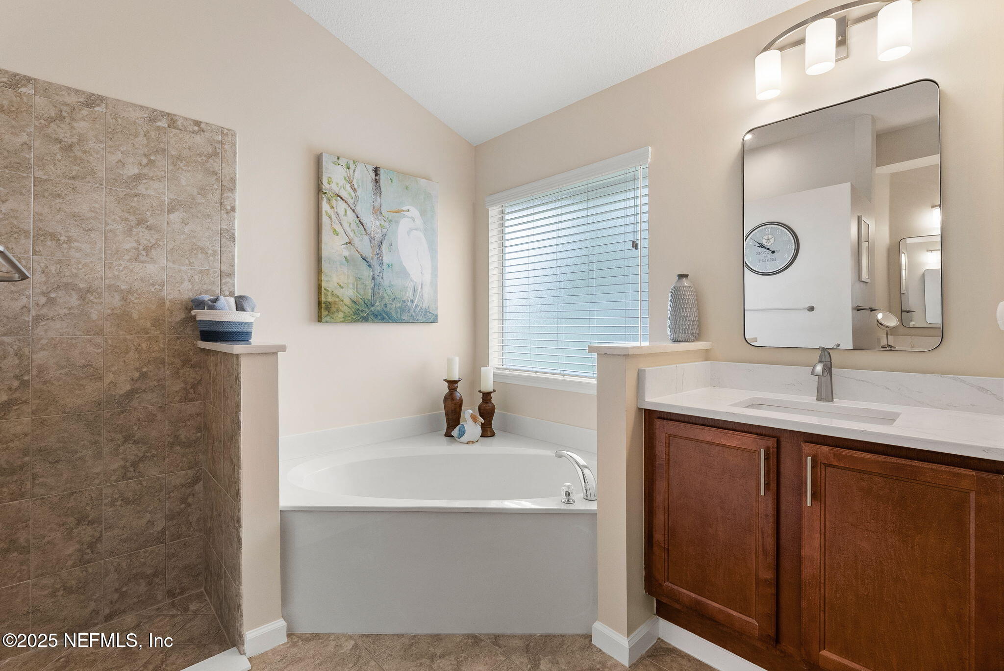 1428 Riva Del Garda Way St. Augustine, FL 32092 - Photo 25 of 44 a bathroom with a bathtub sink and mirror