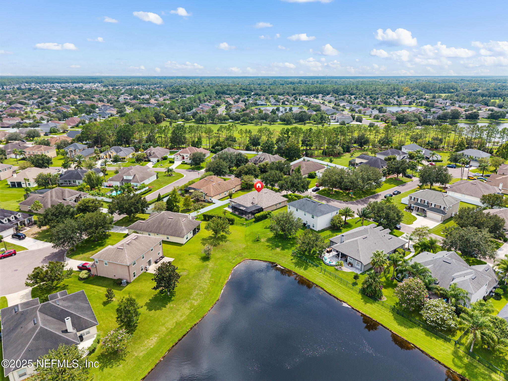 1428 Riva Del Garda Way St. Augustine, FL 32092 - Photo 44 of 44 an aerial view of a residential houses with outdoor space and river