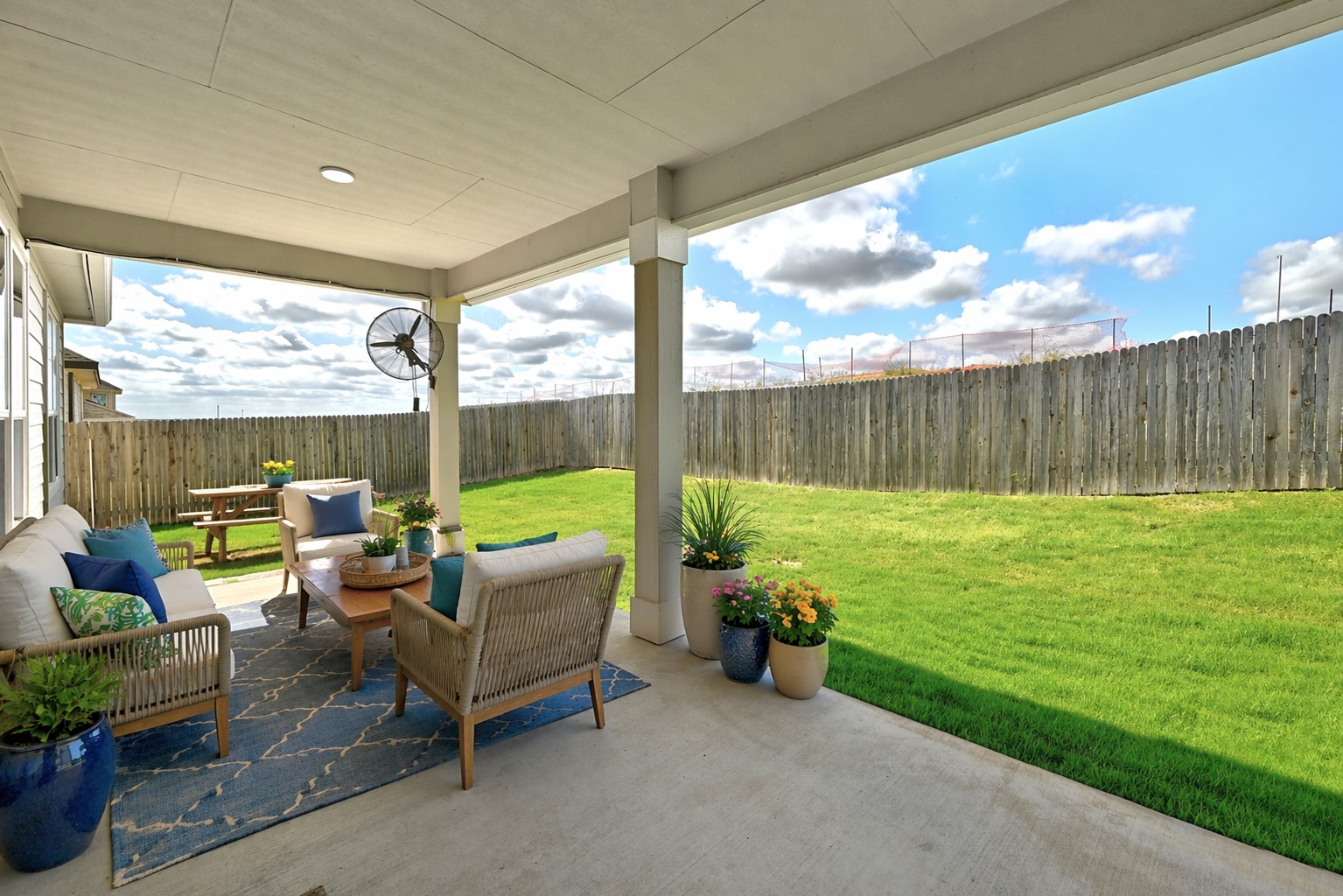 7201 Calliope Crossing Austin, TX 78744 - Photo 16 of 22 a view of a garden with furniture