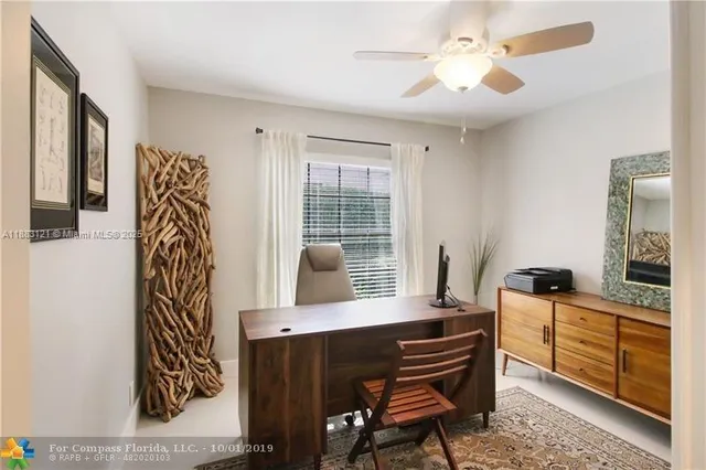 a room with furniture and window