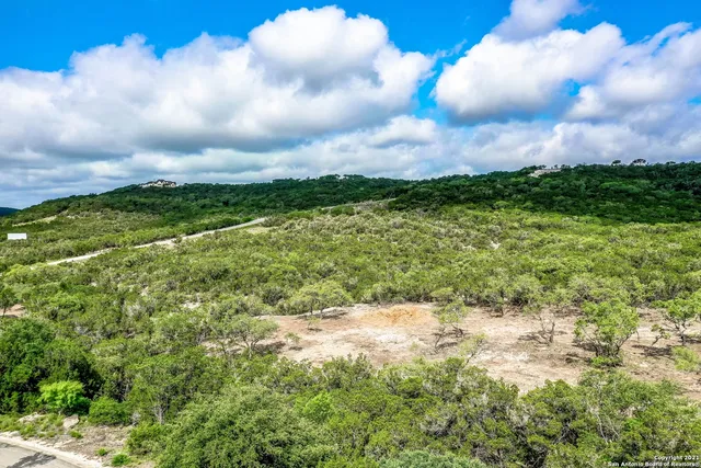 a view of a park with slide