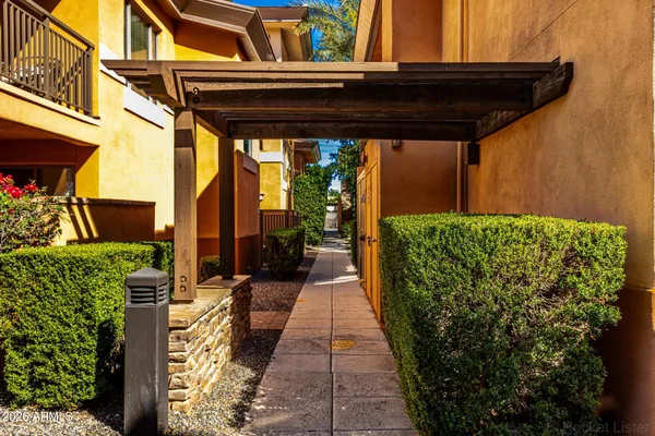 a view of a porch