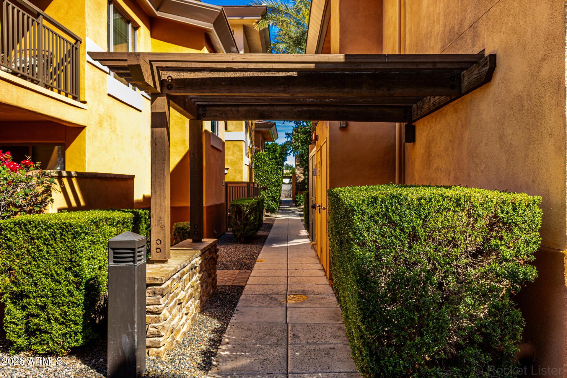 6940 East Cochise Road, Unit 1043 Paradise Valley, AZ 85253 - Photo 1 of 35 a view of a porch