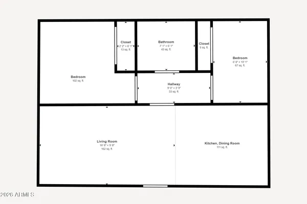 $950 | 535 North Gold Drive, Unit 6, Apache Junction, AZ 85120