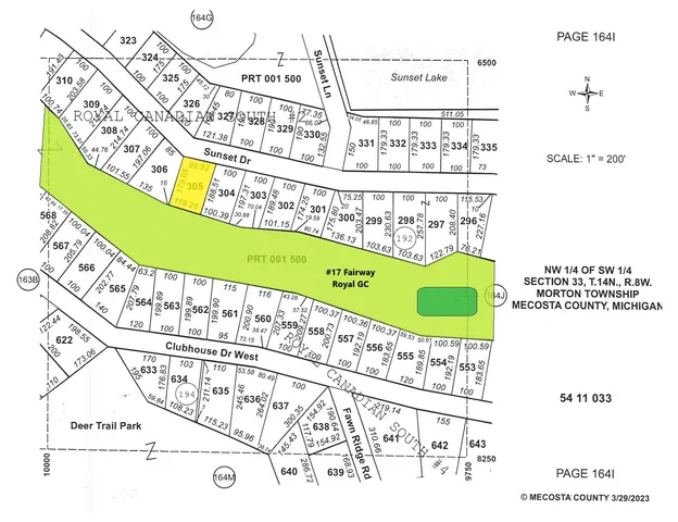 $8,000 | 9861 Sunset Drive, Unit 305, Stanwood, MI 49346