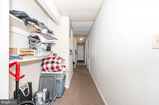 a view of a brick building with a outdoor space