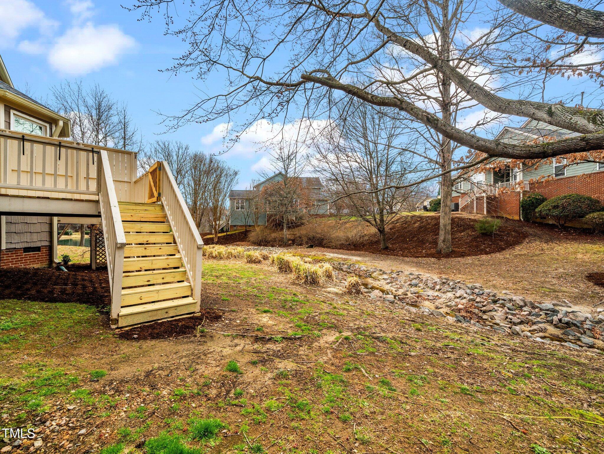 1213 Red Beech Court Raleigh, NC 27614 - Photo 20 of 23 Red Beech Back Stairs