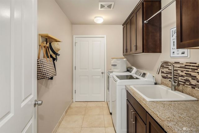 a kitchen that has a sink and a stove
