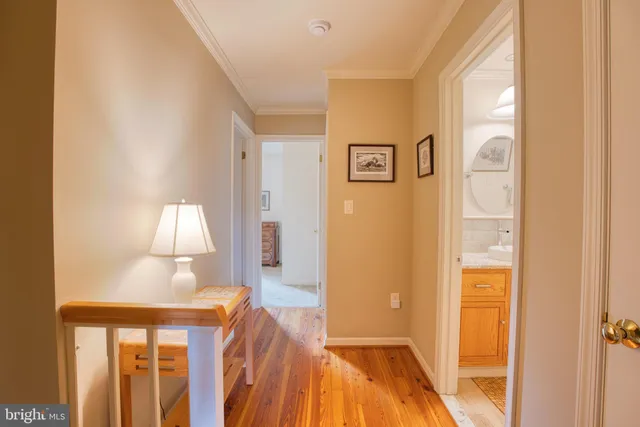 a view of a bathroom from a bathroom