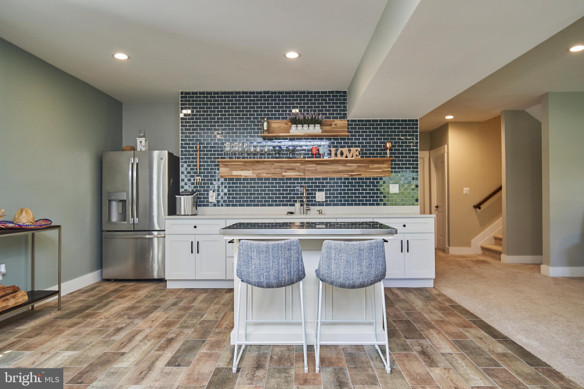 3117 Spring Drive Alexandria, VA 22306 - Photo 32 of 48 New entertaining area - custom tile- Let's Party!!