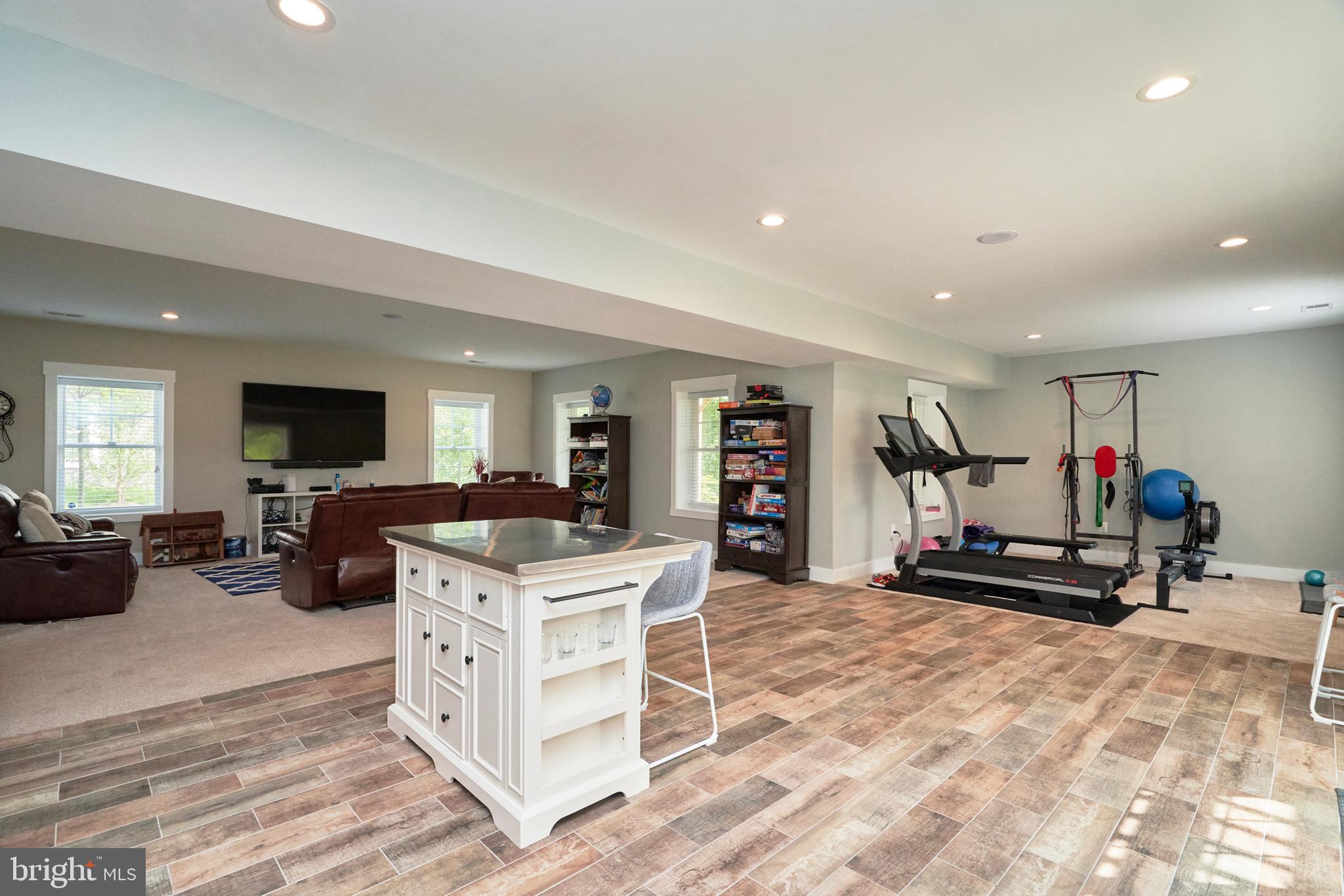 3117 Spring Drive Alexandria, VA 22306 - Photo 35 of 48 This level is huge! Speakers, recessed lighting