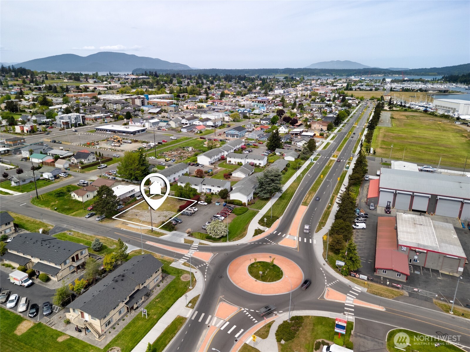 810 30th Street Anacortes, WA 98221 - Photo 14 of 20 an aerial view of residential houses with outdoor space