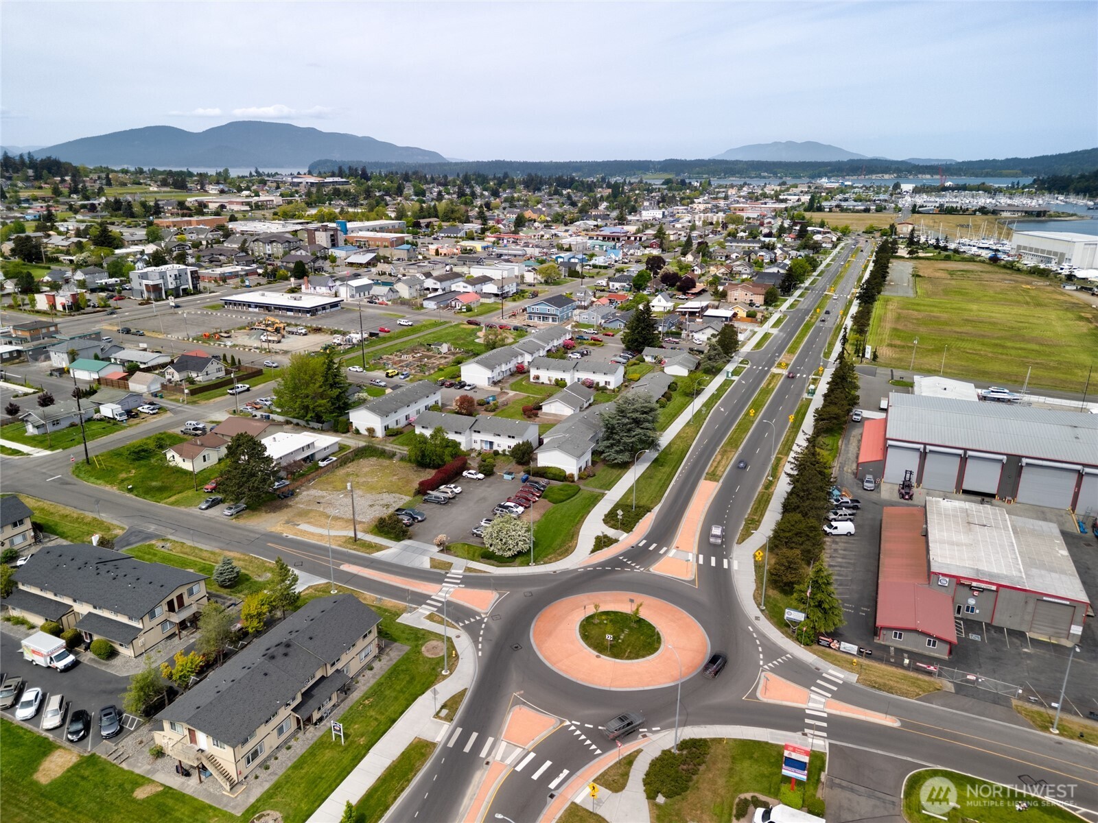 810 30th Street Anacortes, WA 98221 - Photo 15 of 20 an aerial view of residential houses with outdoor space