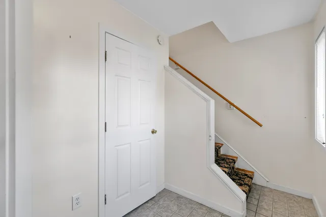a view of hallway with stairs