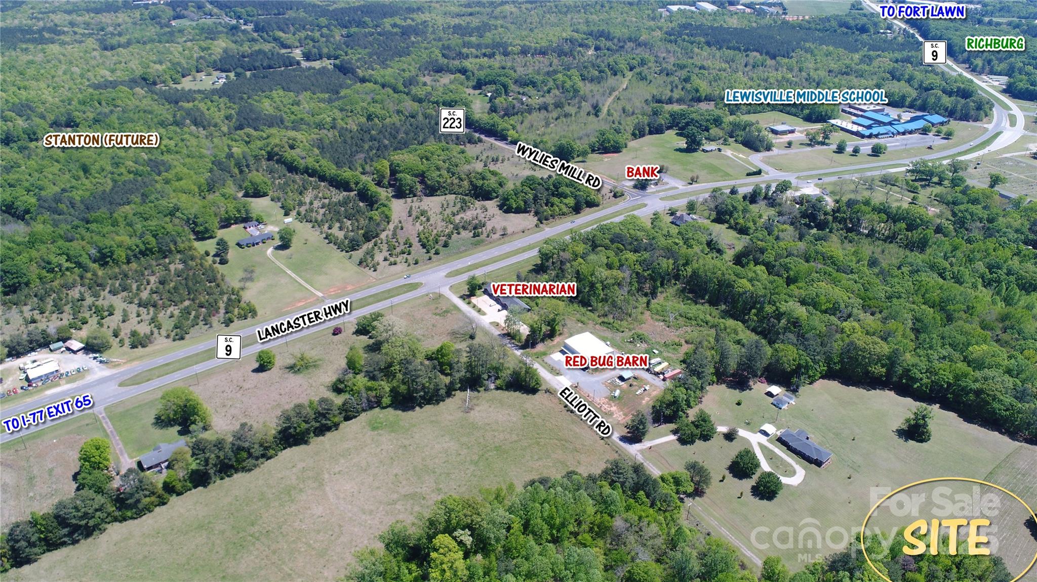 Lot 9 Elliott Road Richburg, SC 29729 - Photo 2 of 3 an aerial view of a city