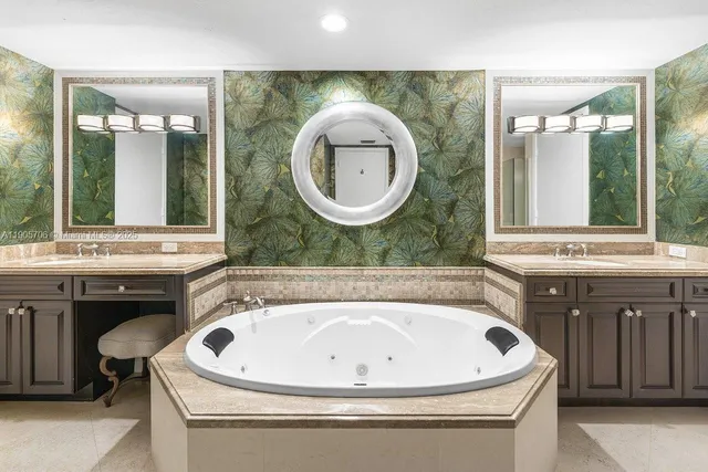 a view of a building from a balcony