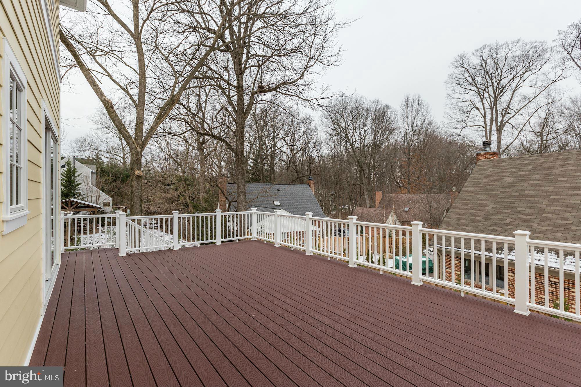 7501 Arden Road Cabin John, MD 20818 - Photo 27 of 30 Rear Deck