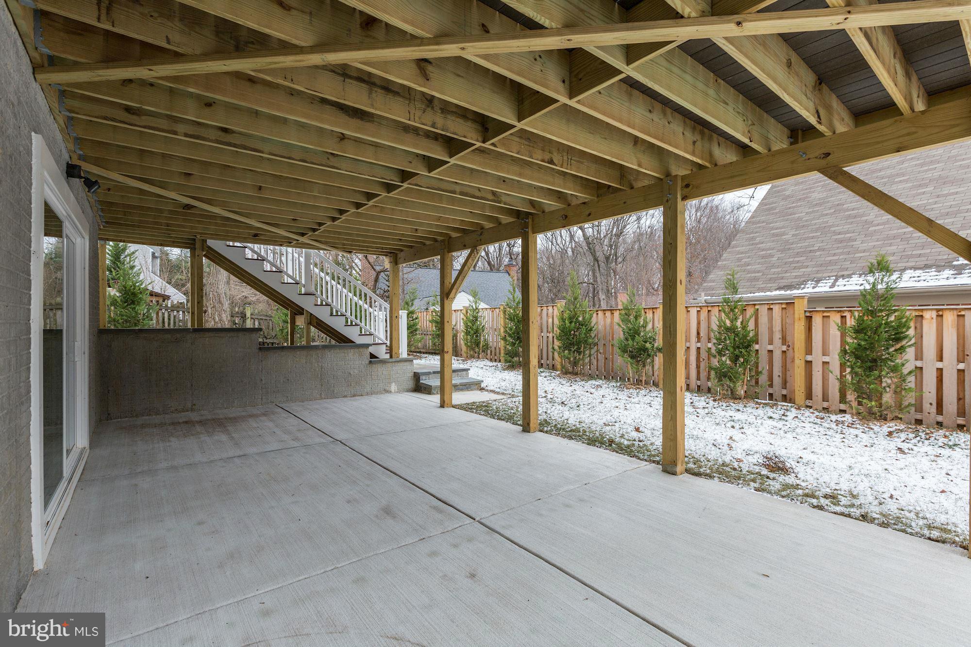 7501 Arden Road Cabin John, MD 20818 - Photo 29 of 30 Rear Patio