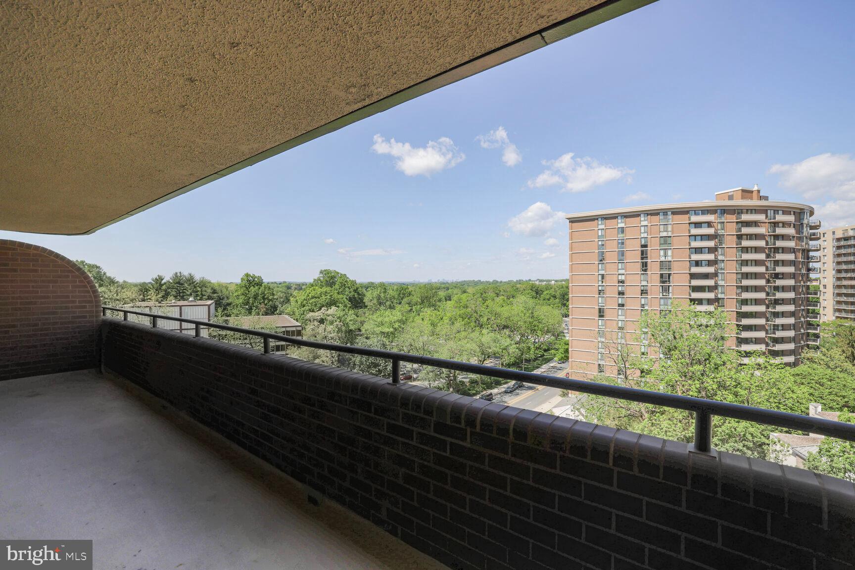 4550 North Park Avenue, Unit 707 Chevy Chase, MD 20815 - Photo 14 of 15 a view of balcony with furniture