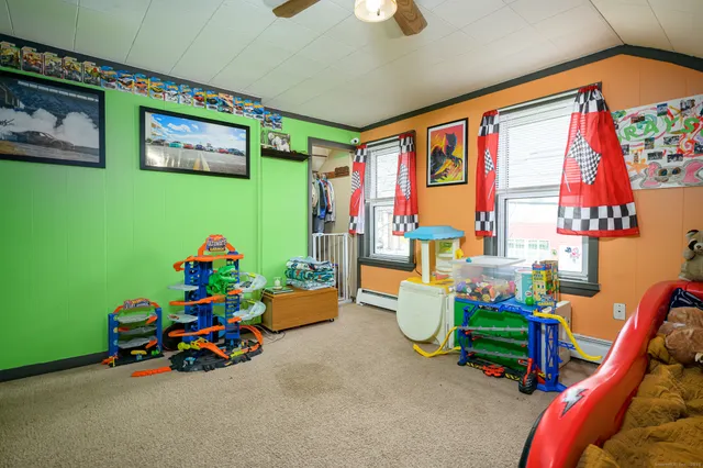 a play room with toys