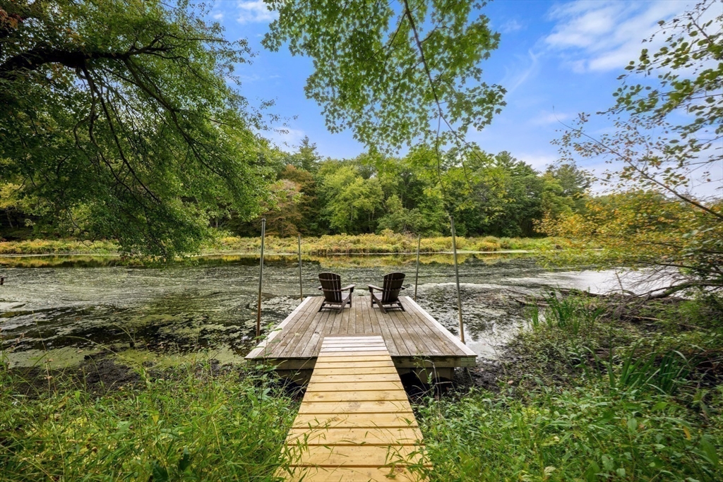 121 Livingston Road Wellesley, MA 02482 - Photo 40 of 42 a view of swimming pool with seating area and trees around
