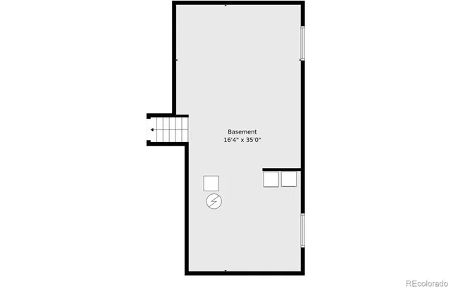 a picture of a door in a room