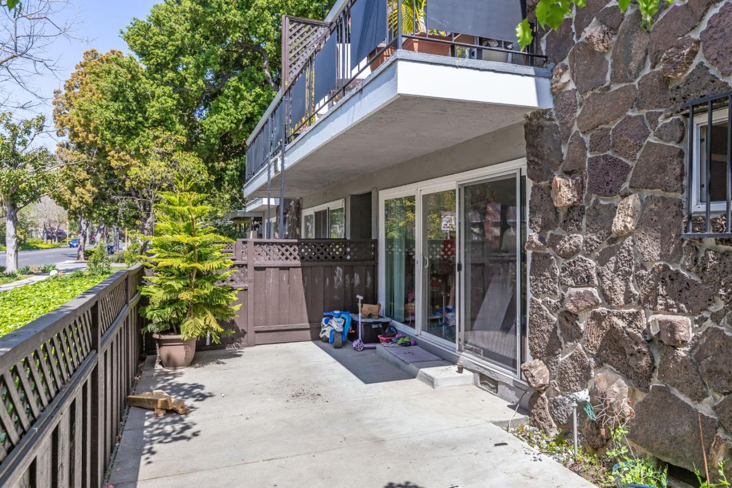 759 Middlefield Road Palo Alto, CA 94301 - Photo 28 of 35 a view of a house with backyard and sitting area