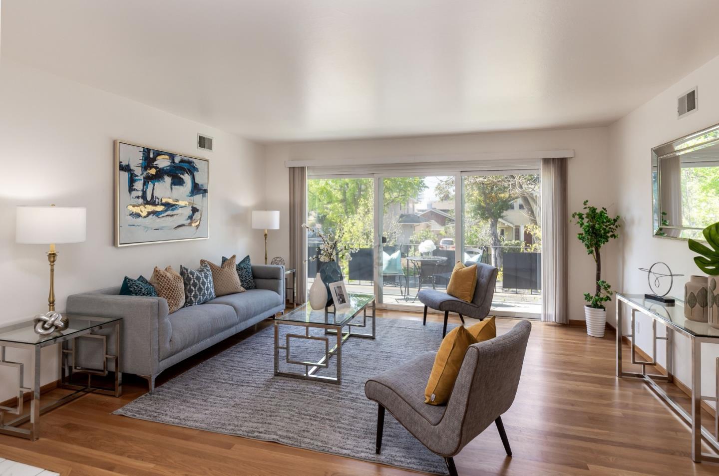 759 Middlefield Road Palo Alto, CA 94301 - Photo 6 of 35 a living room with furniture and a large window