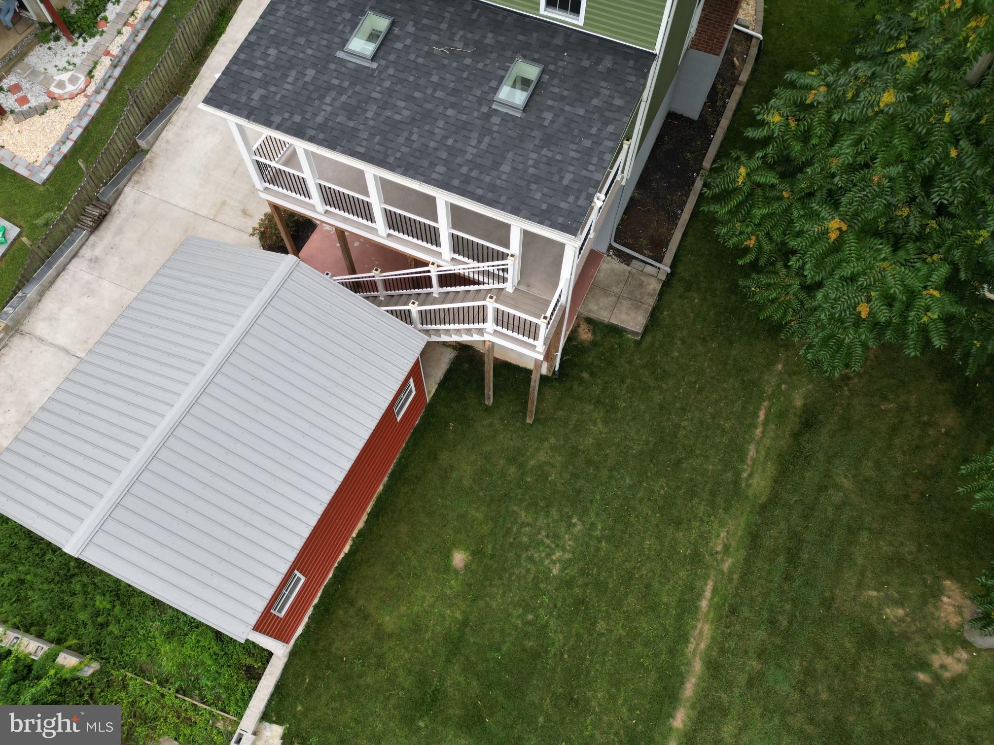 331 Timber Grove Road Owings Mills, MD 21117 - Photo 15 of 16 Ariel Shot of Rear Lawn Panel