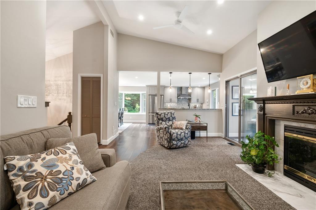 987 Beck Road Leechburg, PA 15656 - Photo 13 of 35 a living room with furniture fireplace and flat screen tv