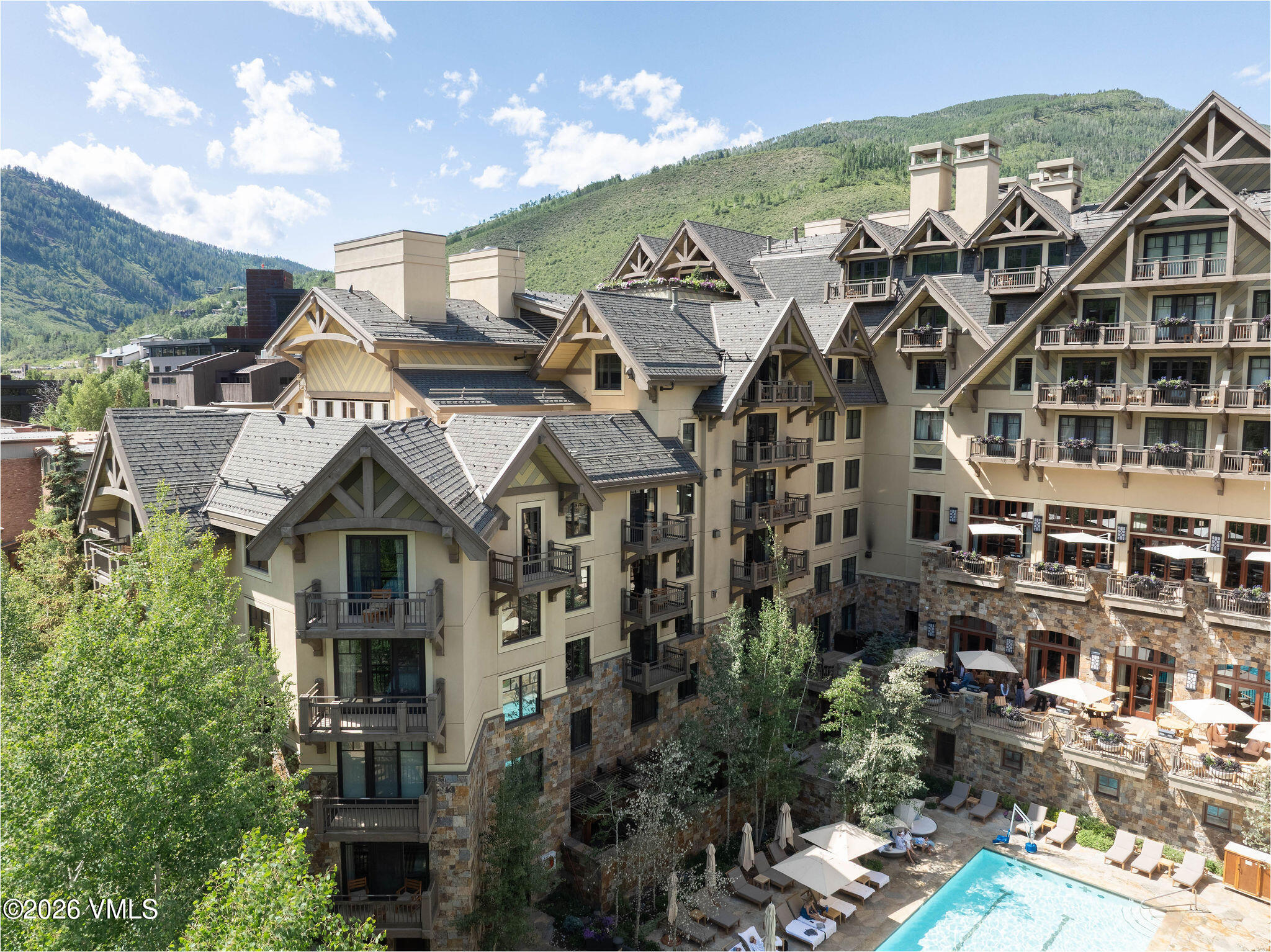 1 Vail Road, Unit 5102J Vail, CO 81657 - Photo 22 of 26 a view of a city with tall buildings
