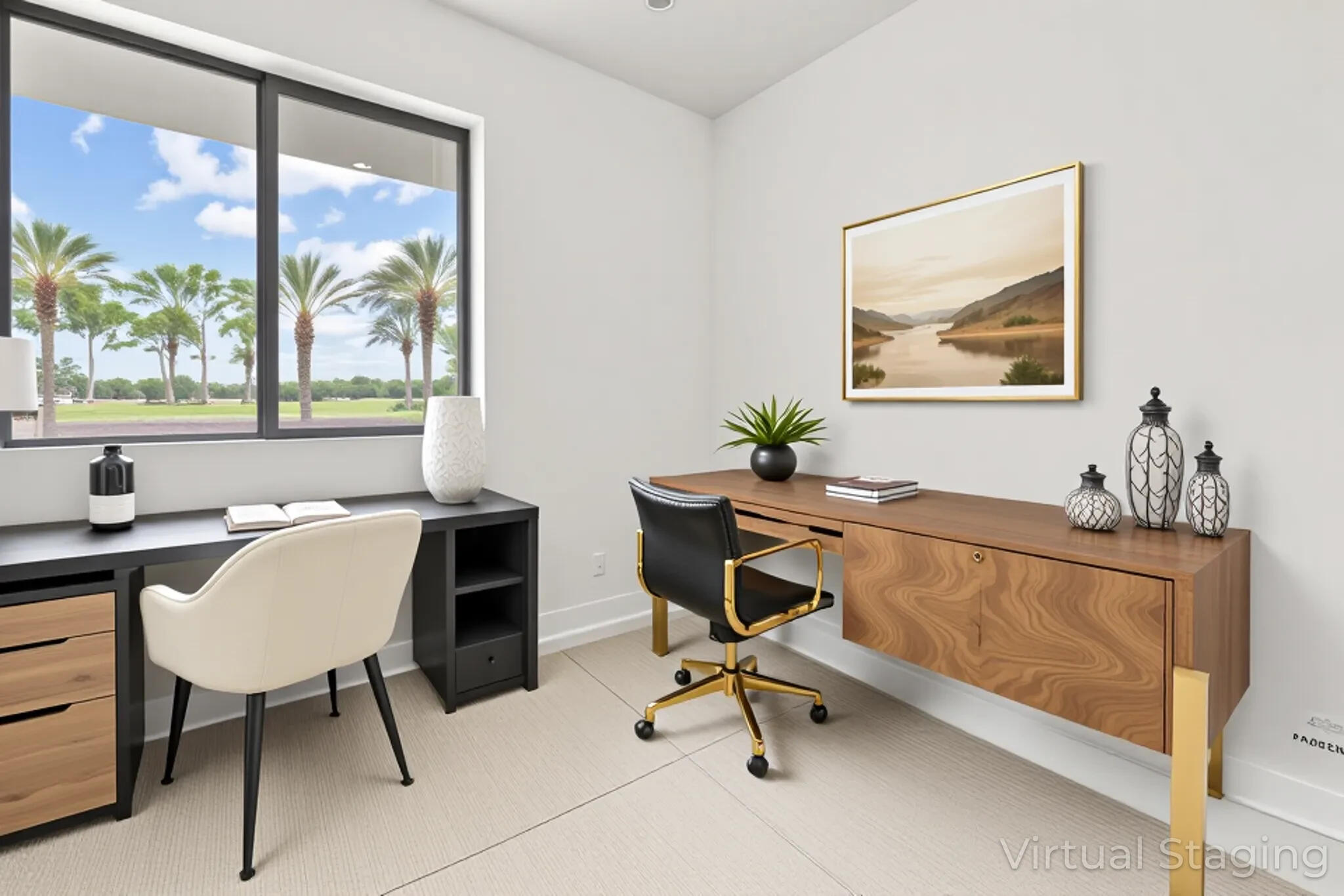 1811 Northwest 42nd Drive Boca Raton, FL 33431 - Photo 18 of 51 a view of a workspace with furniture and a window