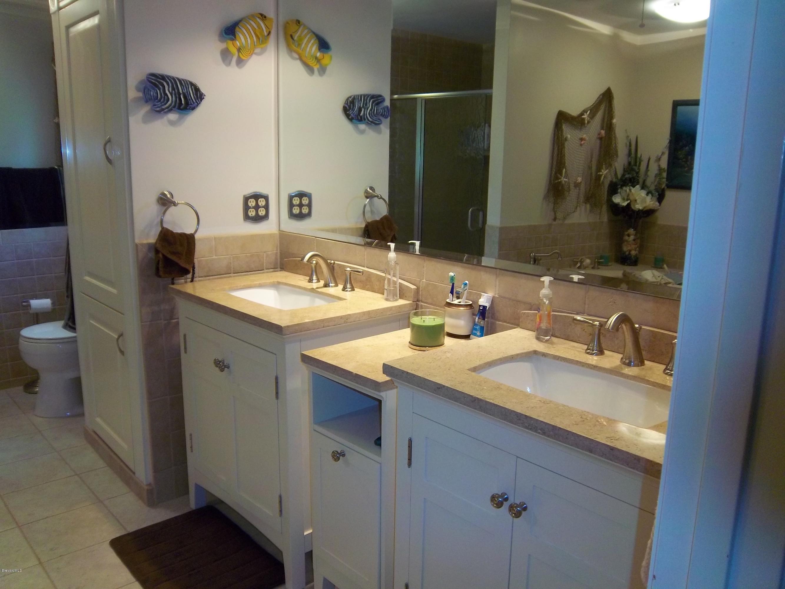 3695 Grant Road Grant Valkaria, FL 32949 - Photo 13 of 44 Master Bath w/ Double Sinks