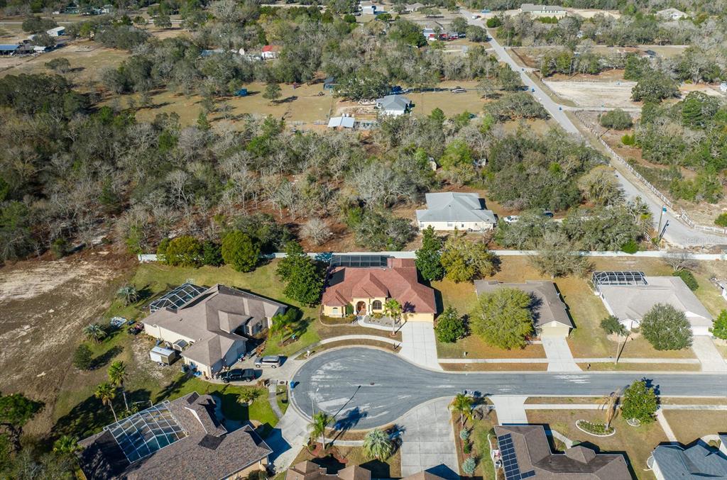 427 Archway Drive Spring Hill, FL 34608 - Photo 63 of 68 an aerial view of residential houses with outdoor space