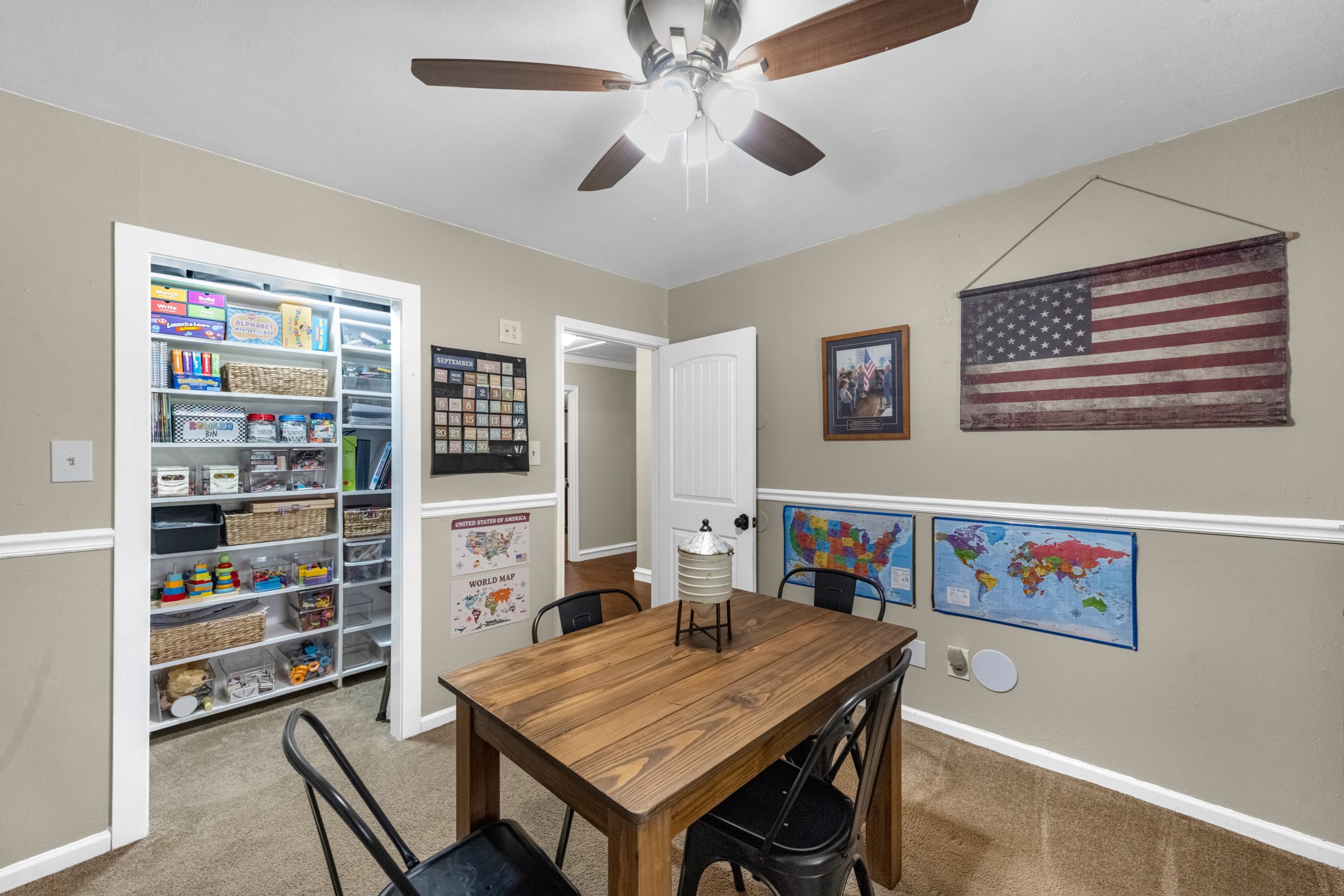 22698 Brook Forest Road New Caney, TX 77357 - Photo 25 of 46 Another view of the versatile third bedroom with plenty of flexibility to fit your needs!