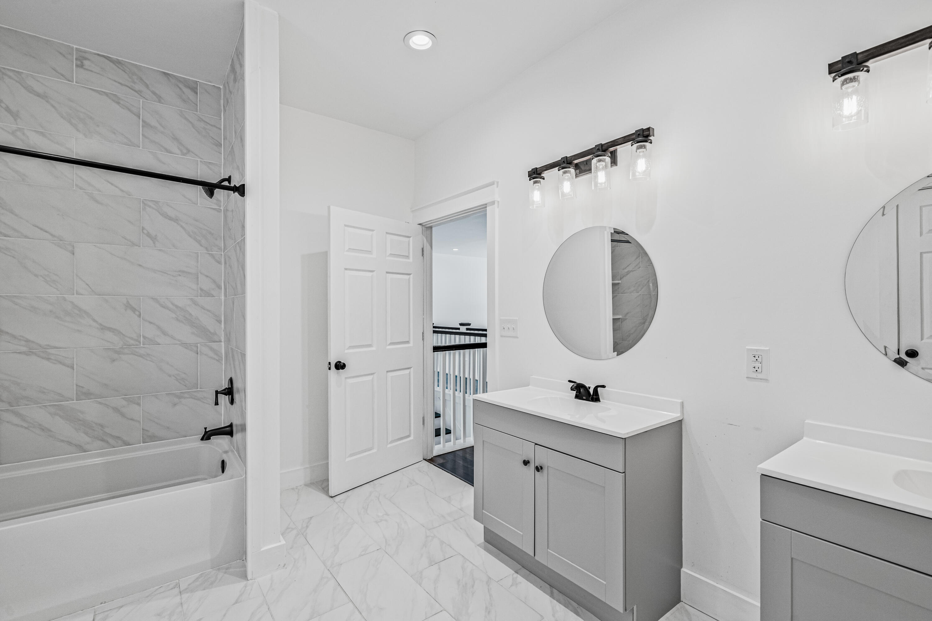5681 Captain Kidd Road Hollywood, SC 29449 - Photo 41 of 49 Upstairs Bathroom with Double Sinks
