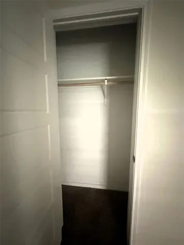 a close view of closet