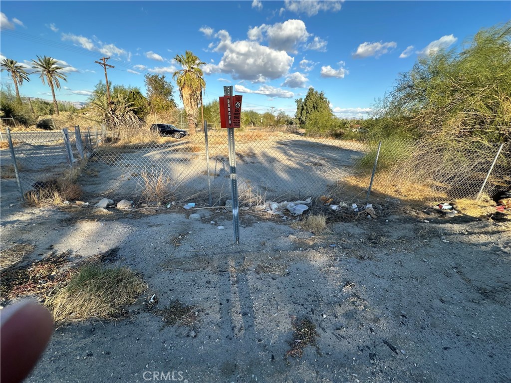 66038 Harrison Street Thermal, CA 92274 - Photo 6 of 10 a view of a yard with tree s