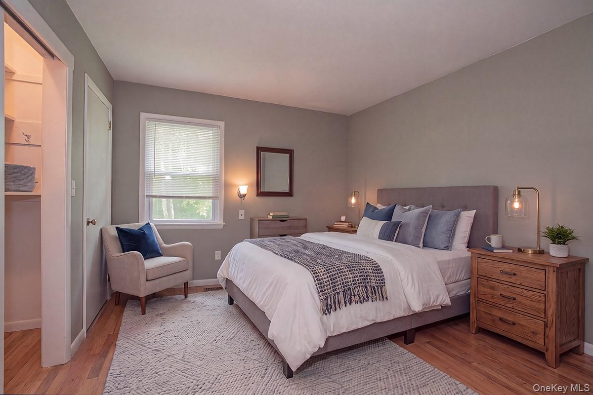 401 West Dover Road Pawling, NY 12564 - Photo 11 of 24 Bedroom 1Virtually Staged; Furniture digitally added.Hardwood-style flooring throughout