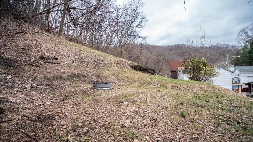 136 Clarks Pike Road Creighton, PA 15030 - Photo 24 of 27 a view of a dry yard with trees