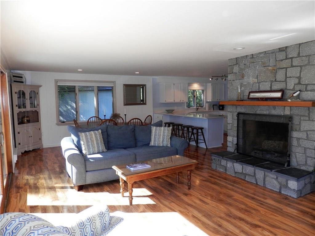 226 Atlantic Quarry Road Spruce Head, ME 04859 - Photo 35 of 35 Fireplace and Floor Plan