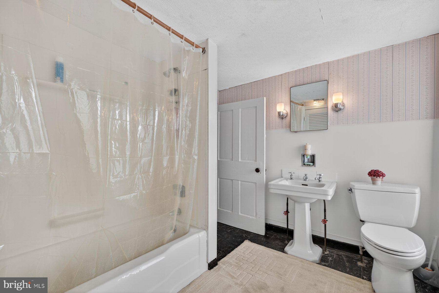 16306 Trenton Road Upperco, MD 21155 - Photo 27 of 55 a bathroom with a sink a toilet and shower