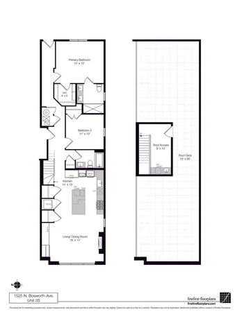 $899,000 | 1525 North Bosworth Avenue, Unit 3S, Chicago, IL 60642