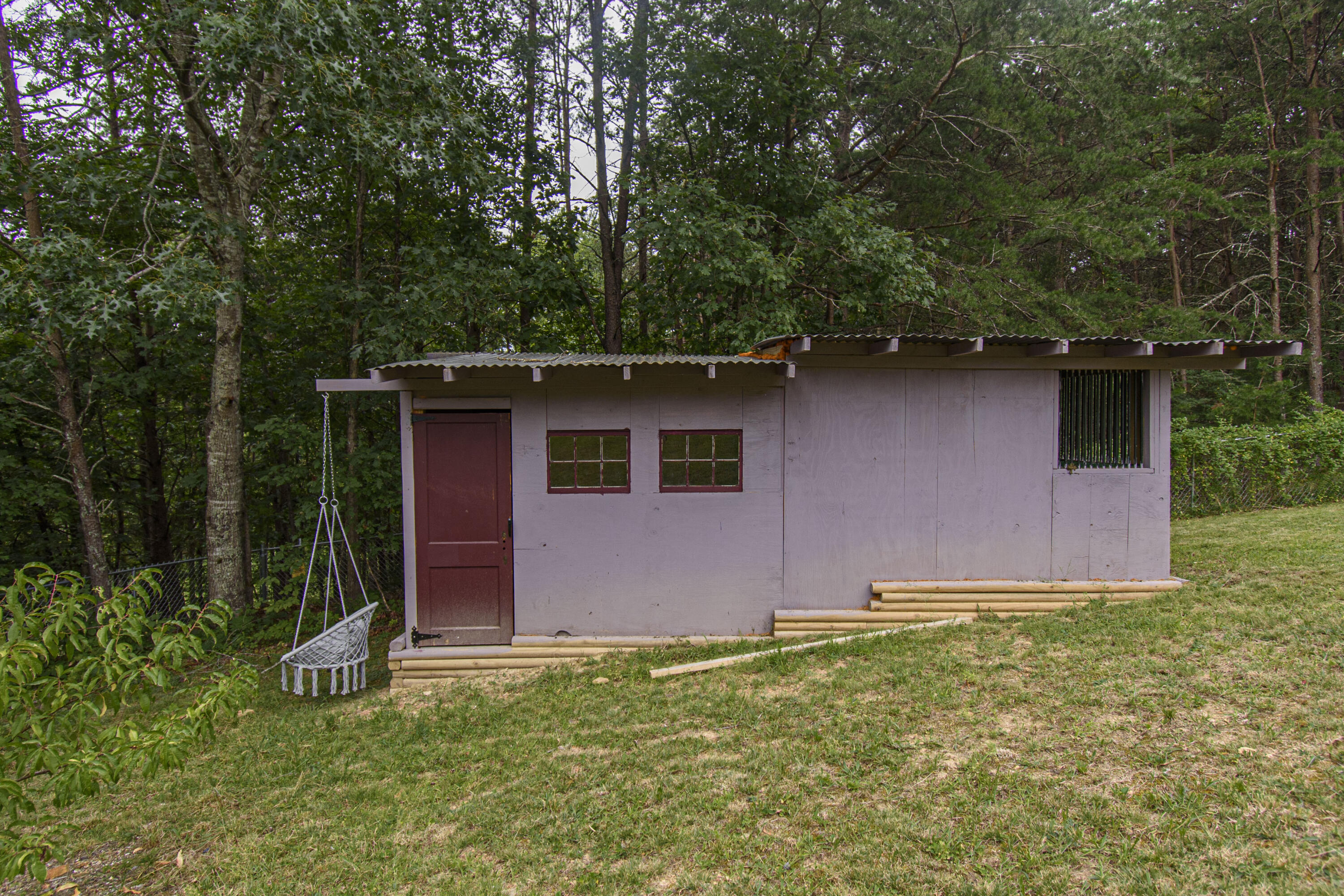 2801 Flatwoods Road Elliston, VA 24087 - Photo 29 of 56 a backyard of a house with lots of green space