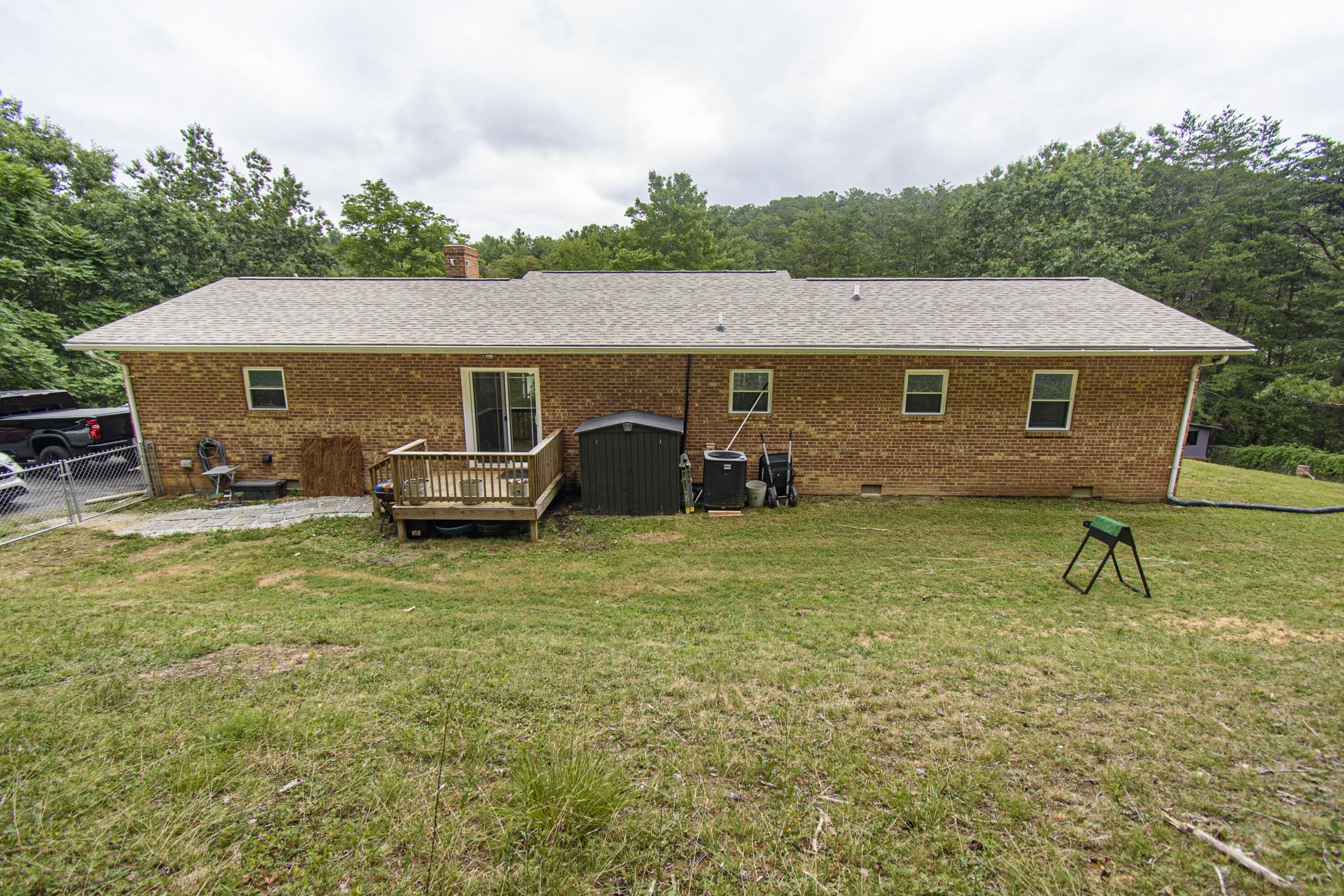 2801 Flatwoods Road Elliston, VA 24087 - Photo 43 of 56 a front view of house with yard and seating area
