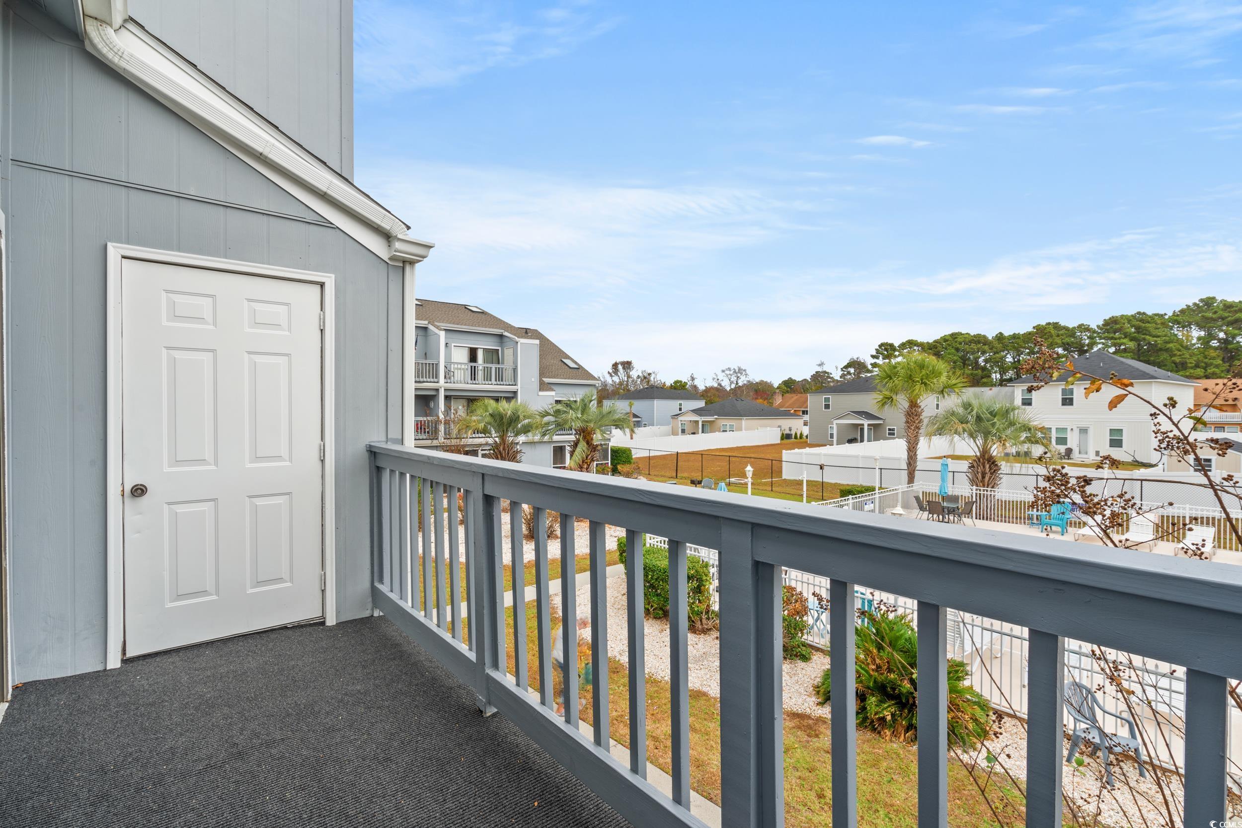 1890 Colony Drive, Unit 17L Surfside Beach, SC 29575 - Photo 29 of 38 Balcony featuring a residential view