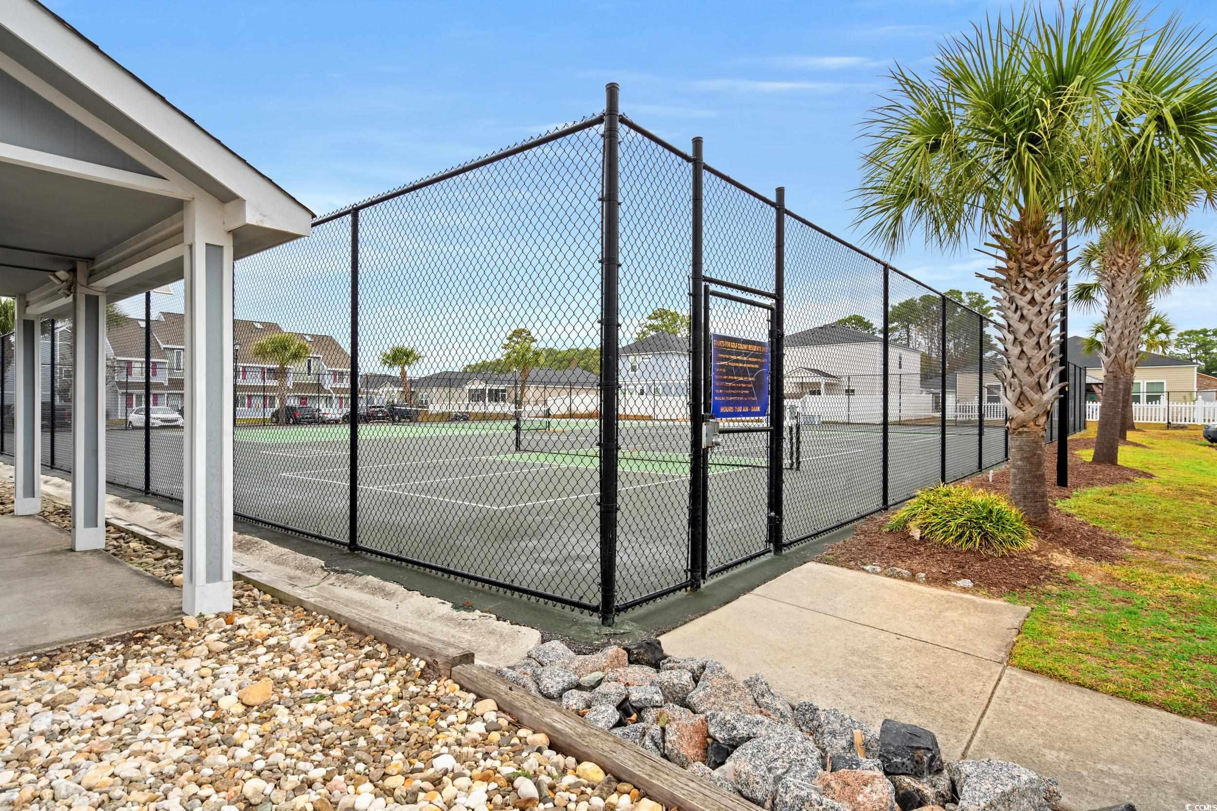 1890 Colony Drive, Unit 17L Surfside Beach, SC 29575 - Photo 37 of 38 View of tennis court